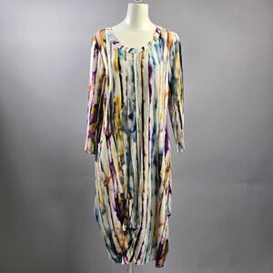 Habitat Long Sleeve Multicolor Striped Dress (Rack9)